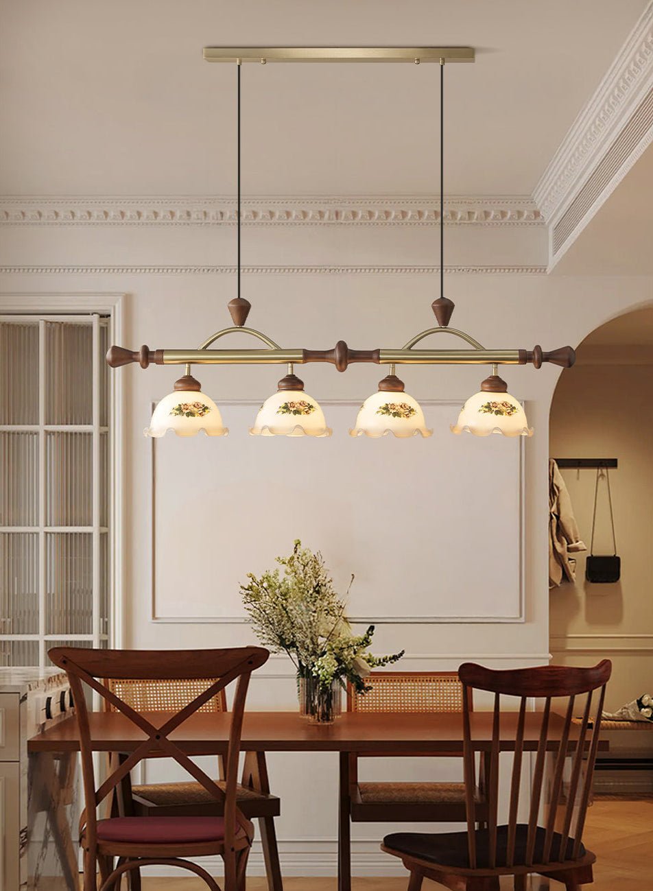 Valcrest Floral Patterned Multi Pendant Light