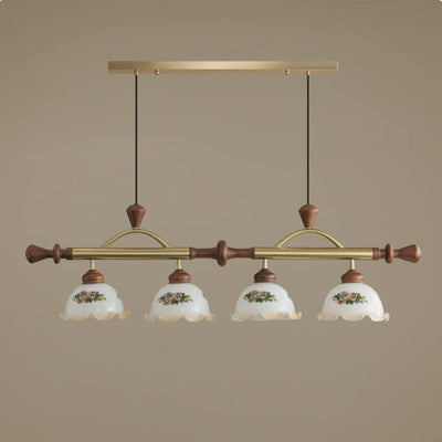 Valcrest Floral Patterned Multi Pendant Light