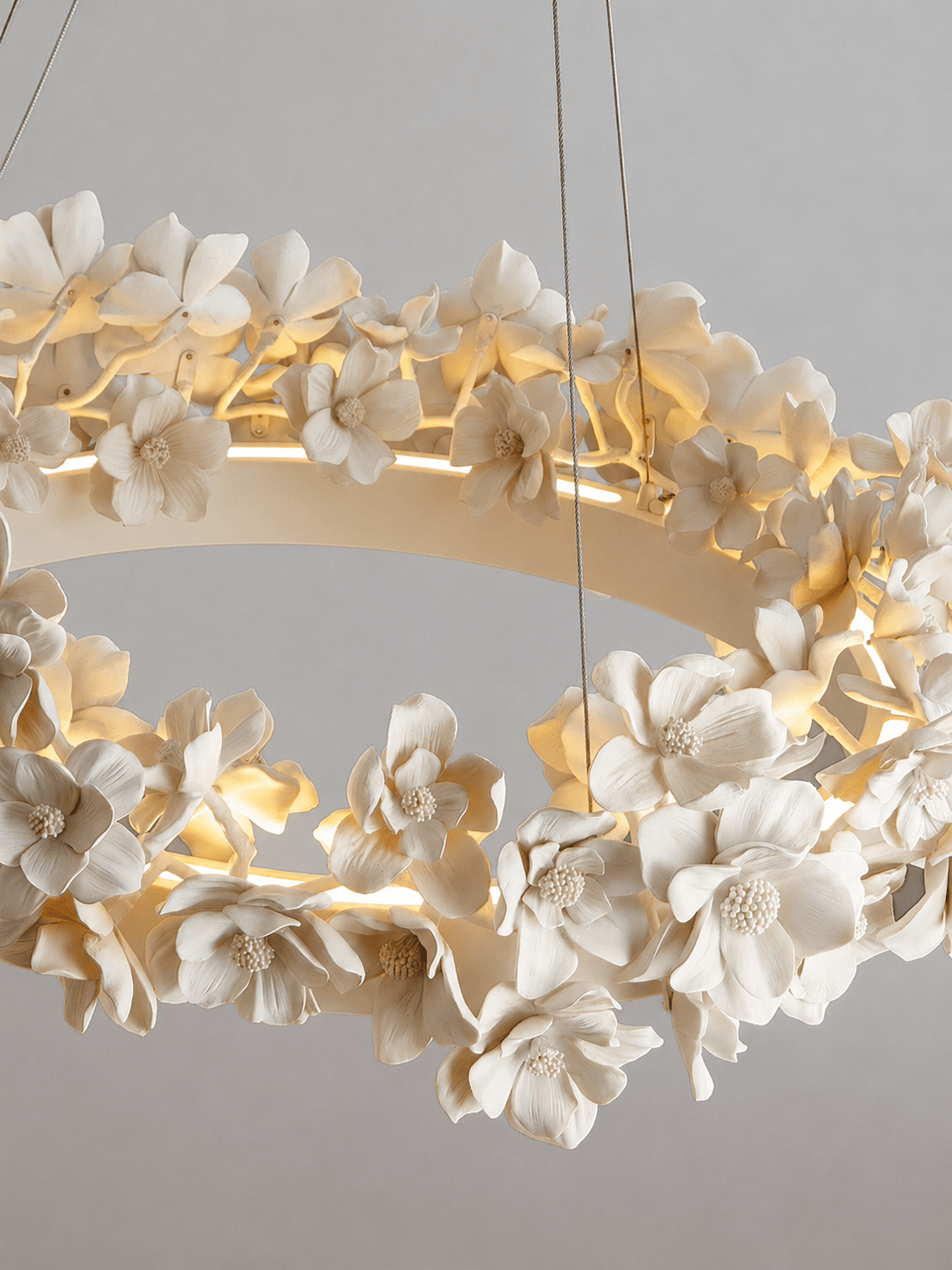 Floral Wreath Chandelier
