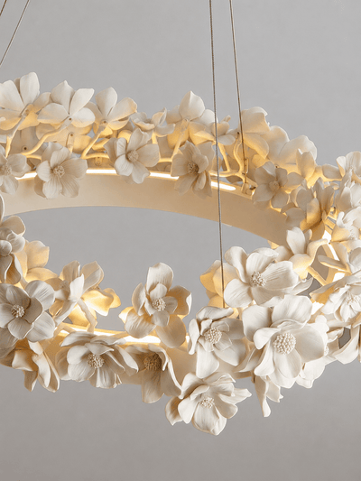Floral Wreath Chandelier