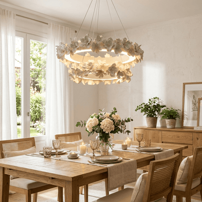 Floral Wreath Chandelier