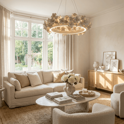 Floral Wreath Chandelier