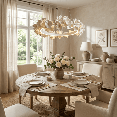 Floral Wreath Chandelier
