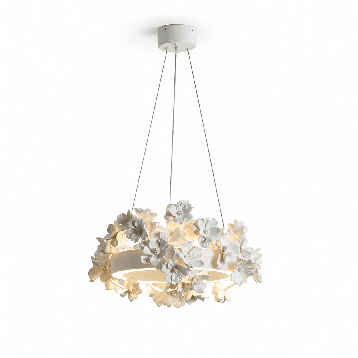 Floral Wreath Chandelier