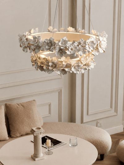 Floral Wreath Chandelier