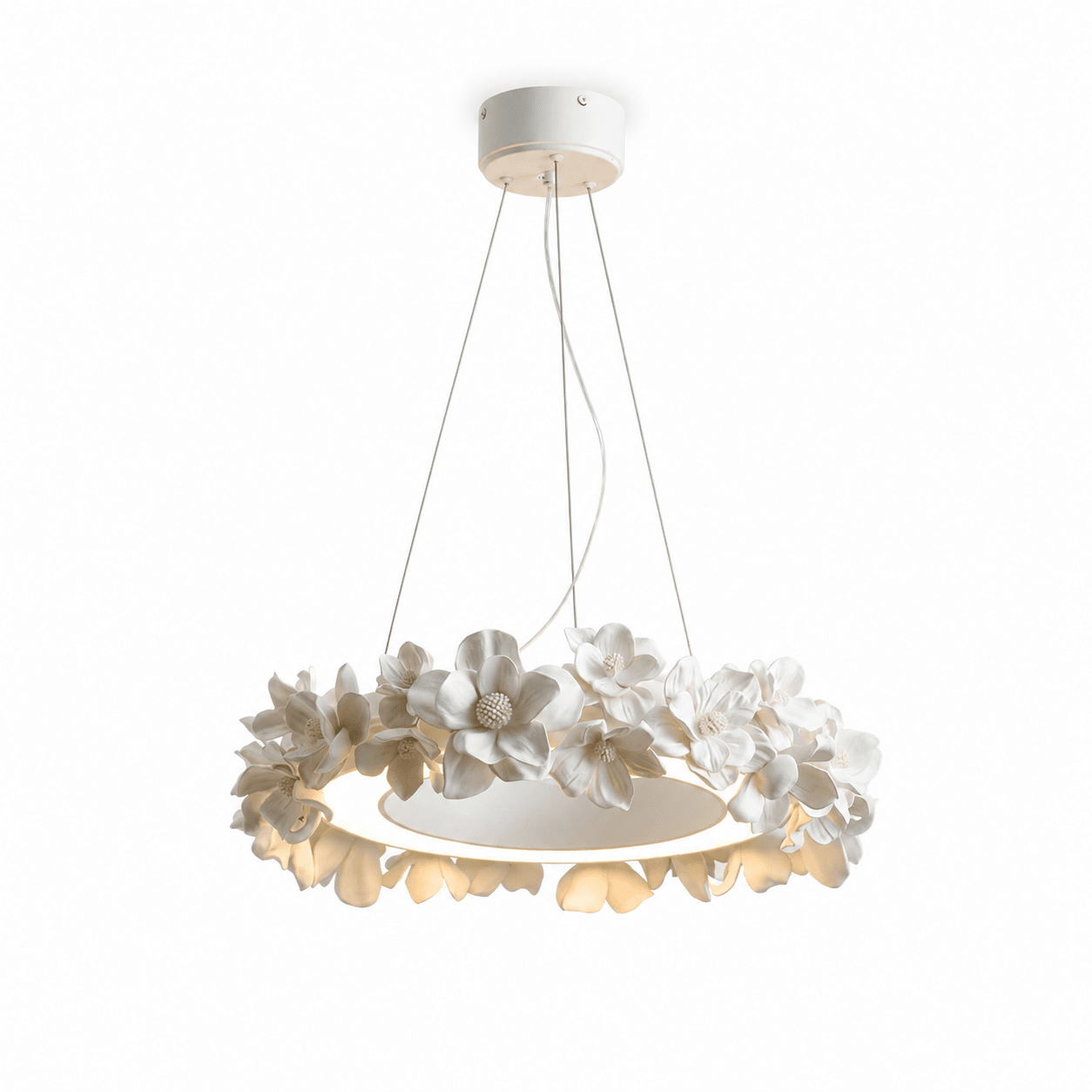 Floral Wreath Chandelier