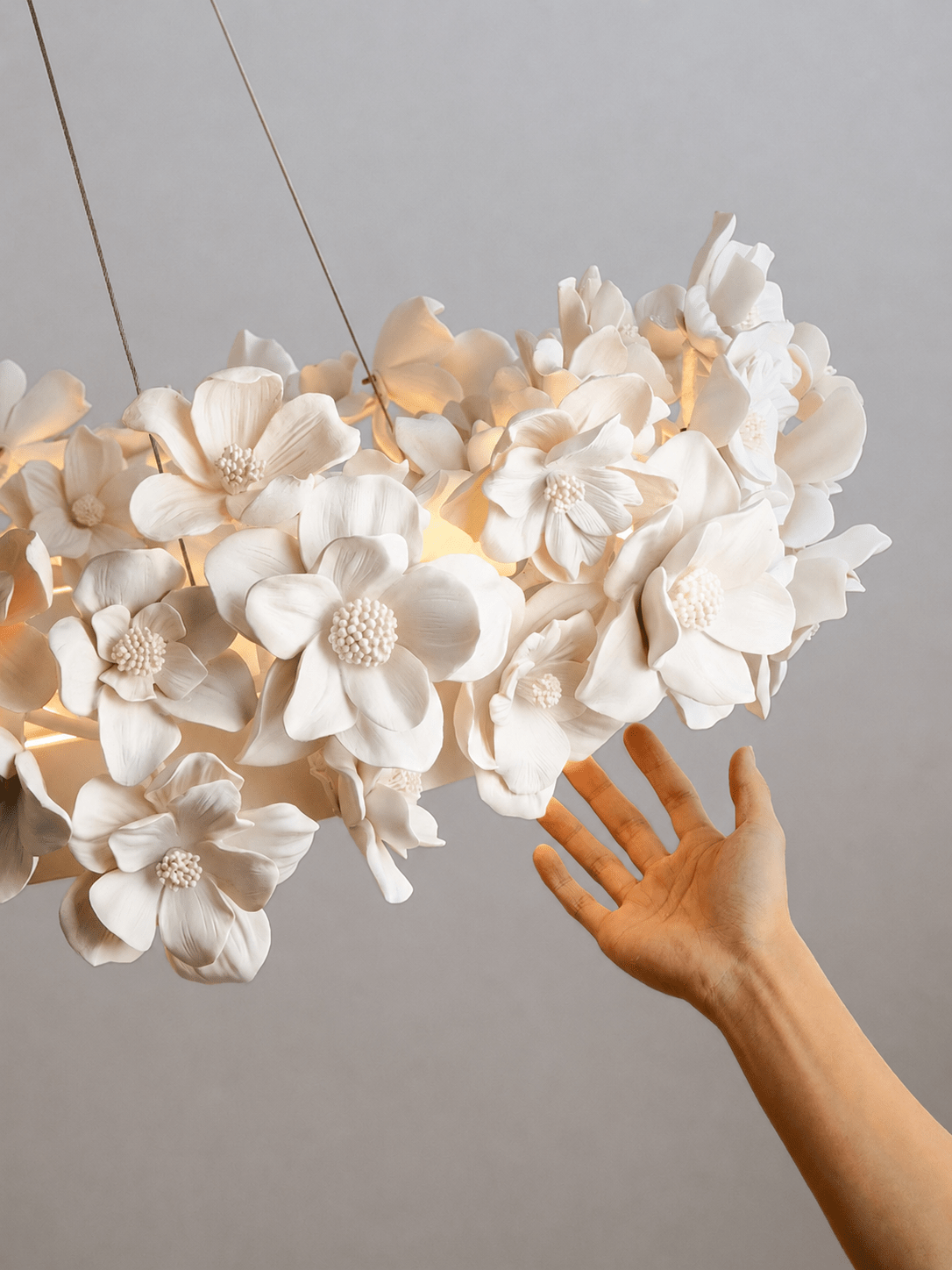 Floral Wreath Chandelier