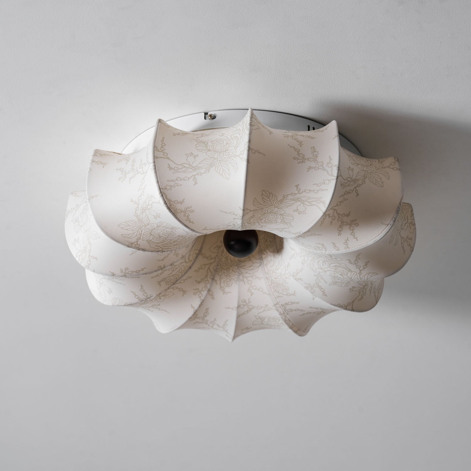 Vivaria Premium Nordic Art Wood Fabric Ceiling Light
