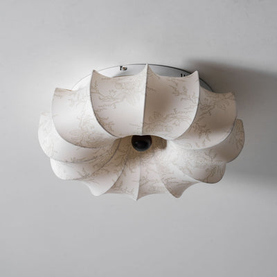 Vivaria Premium Nordic Art Wood Fabric Ceiling Light
