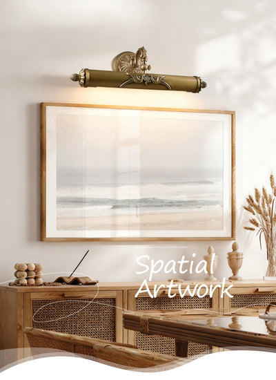 Casuaria Beam Brass Wall Light