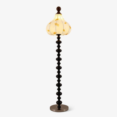 Gagell Wood Fabric Elegant Floor Lamp