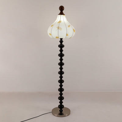 Gagell Wood Fabric Elegant Floor Lamp