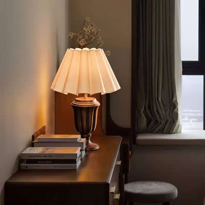 Vireo Wood & Fabric Table Lamp