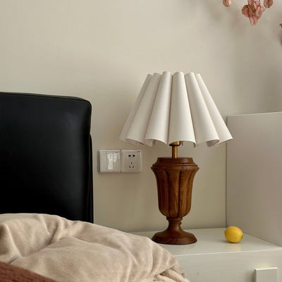 Vireo Wood & Fabric Table Lamp