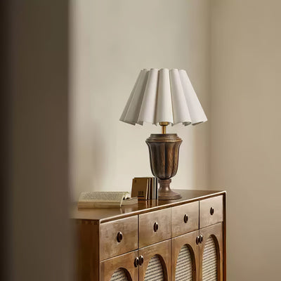 Vireo Wood & Fabric Table Lamp