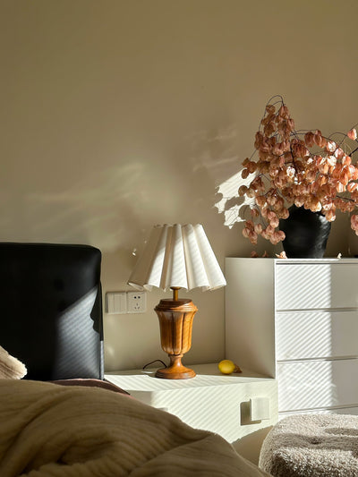 Vireo Wood & Fabric Table Lamp