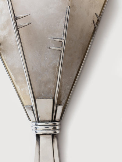 Aura Alabaster Fan Wall Sconce