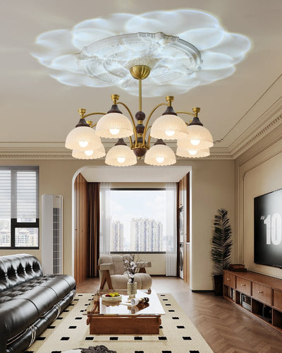 Vosolir Traditional Elegance Wood Chandelier