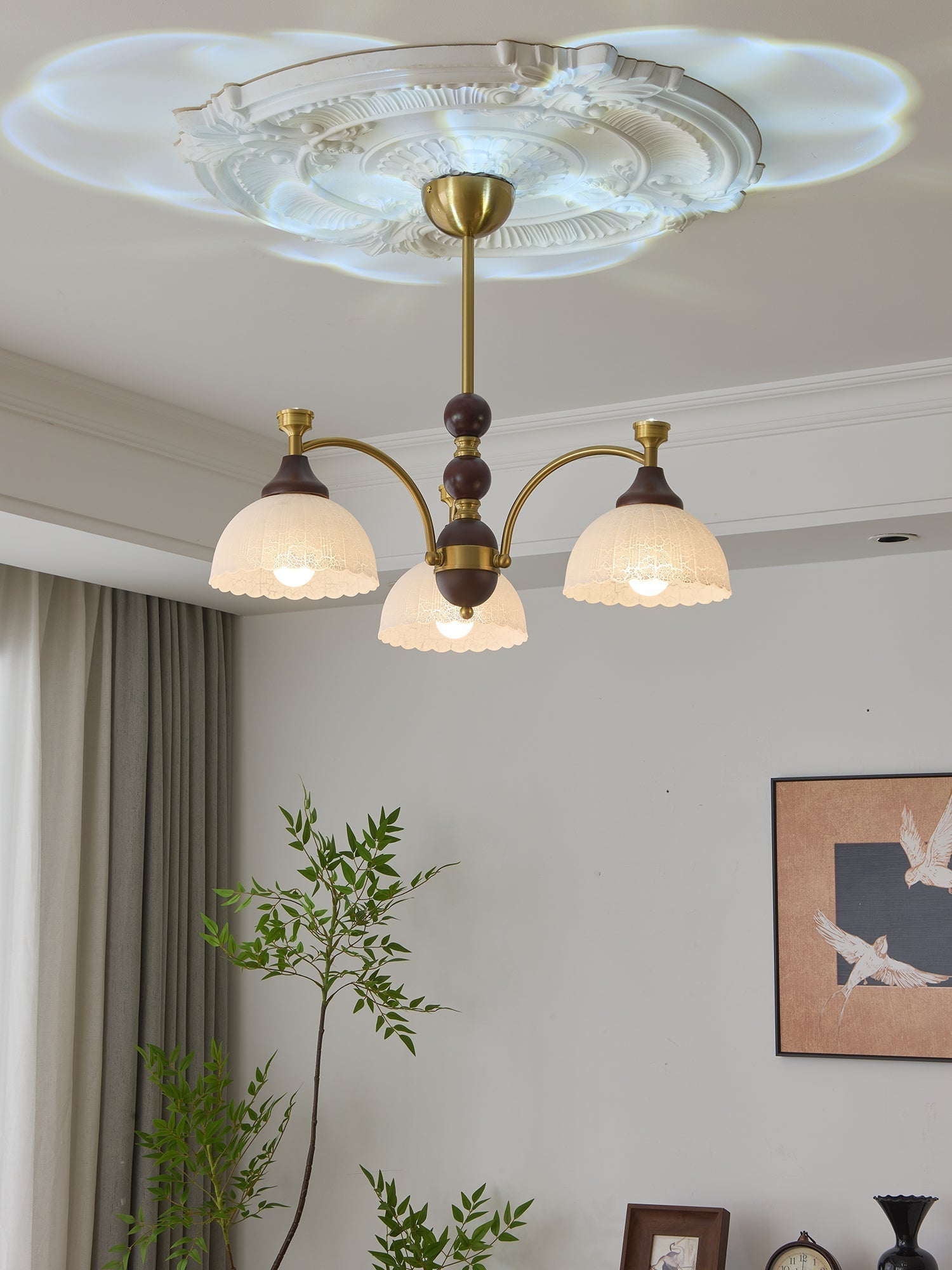 Vosolir Traditional Elegance Wood Chandelier