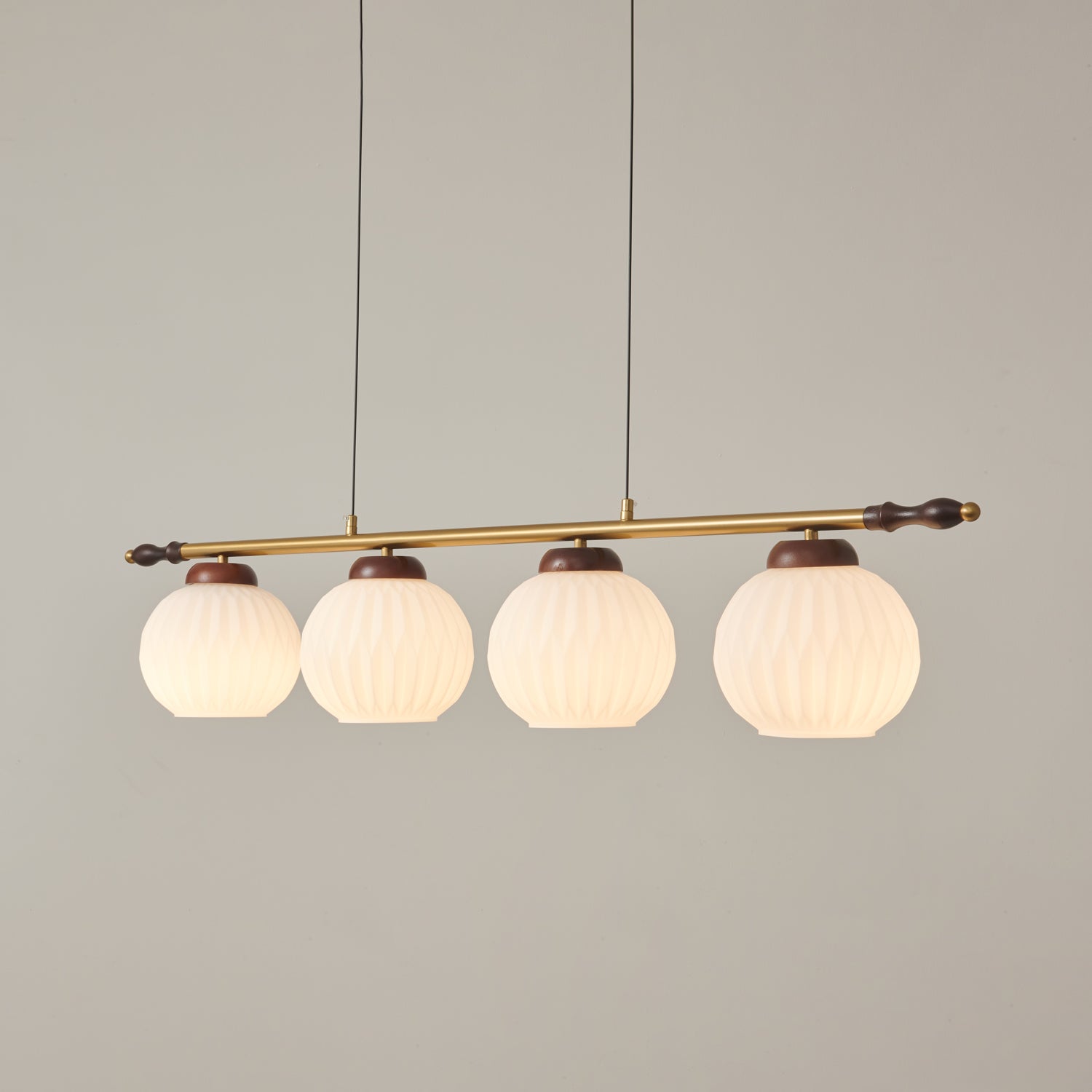 Huna Vintage Glass Pendant Light