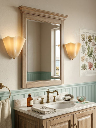 Fiorahaven Flower Glass Indoor Wall Light