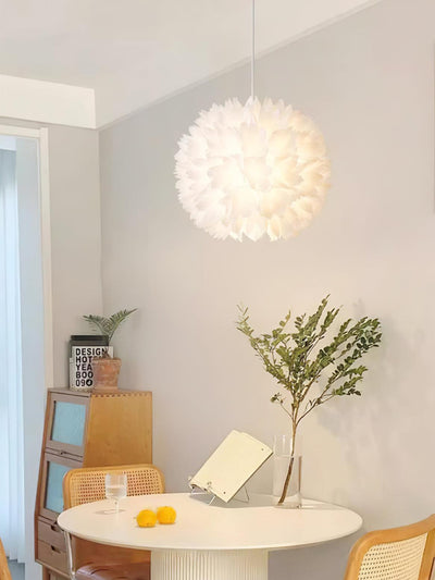 Renuiella Nordic Art Flowers Ball Pendant Light