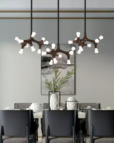 Mynorila Branch-Design Wood Pendant Light