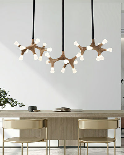 Mynorila Branch-Design Wood Pendant Light