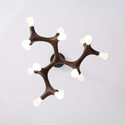 Mynorila Branch-Design Wood Pendant Light