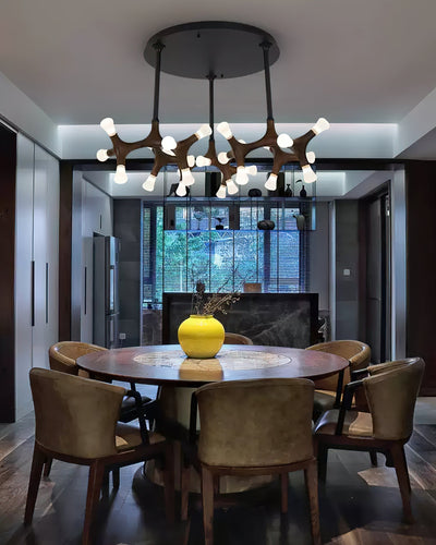 Mynorila Branch-Design Wood Pendant Light