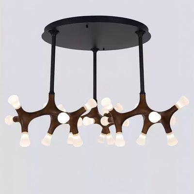 Mynorila Branch-Design Wood Pendant Light