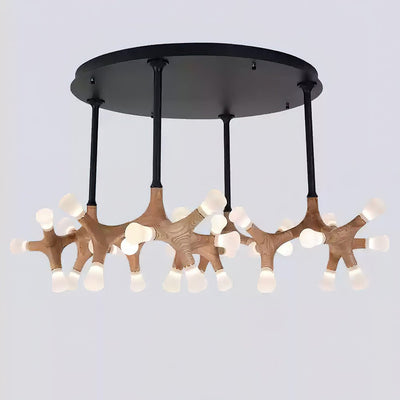 Mynorila Branch-Design Wood Pendant Light