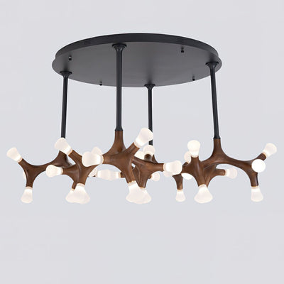 Mynorila Branch-Design Wood Pendant Light
