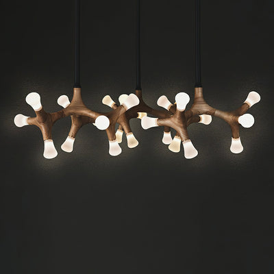 Mynorila Branch-Design Wood Pendant Light
