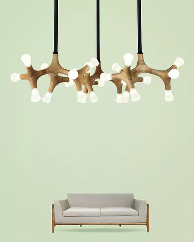Mynorila Branch-Design Wood Pendant Light