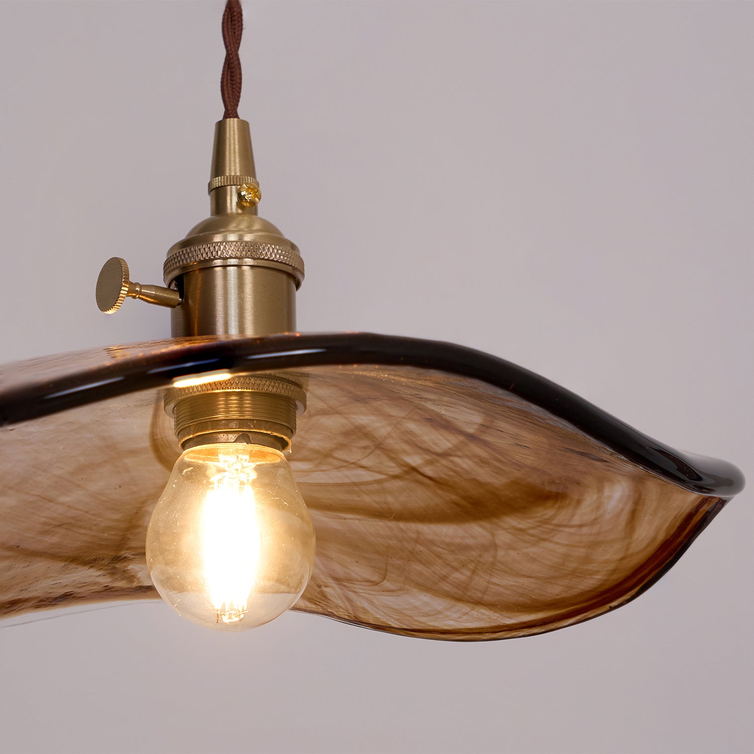 Nyros Glass Light Luxury Pendant Light - Neutral Decor