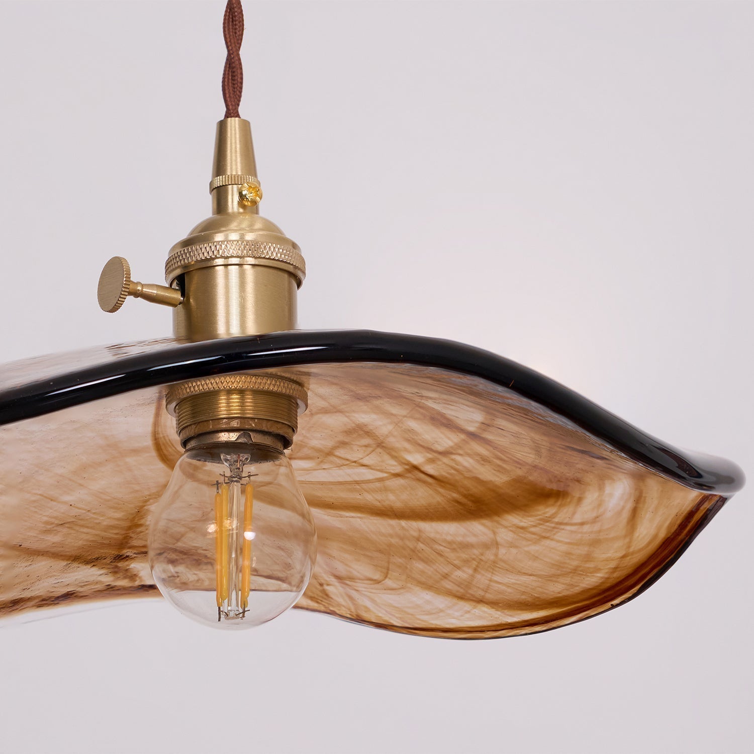 Nyros Glass Light Luxury Pendant Light - Neutral Decor
