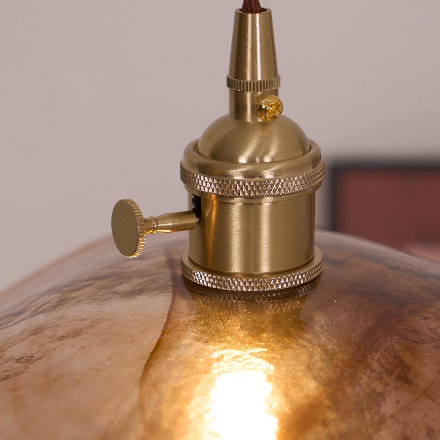 Nyros Glass Light Luxury Pendant Light - Neutral Decor