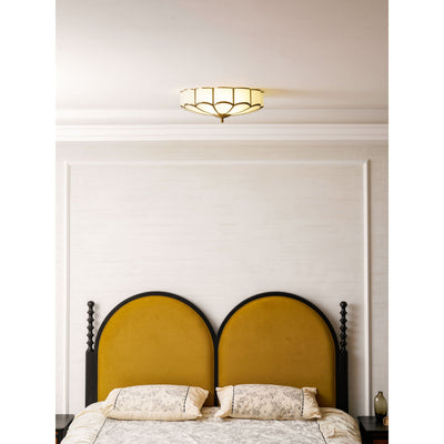 Fioraley Flower Shape Glass Flush Mount Ceiling Light