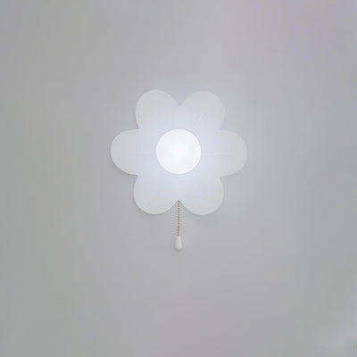 Acroma Nordic Art Flowers Resin Wall Lamp
