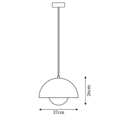 Flowerpot Pendant Lamp - Neutral Decor