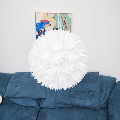 Renuiella Nordic Art Flowers Ball Pendant Light