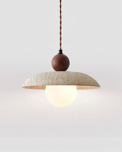Jojo Pendant Lamp Dome Travertine - Neutral Decor