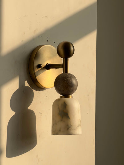 Dovergrove Alabaster Indoor Wall Light