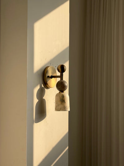 Dovergrove Alabaster Indoor Wall Light