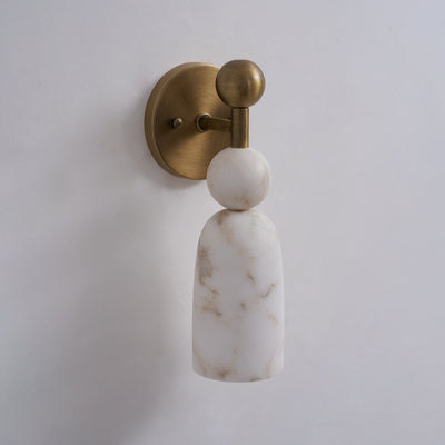 Dovergrove Alabaster Indoor Wall Light