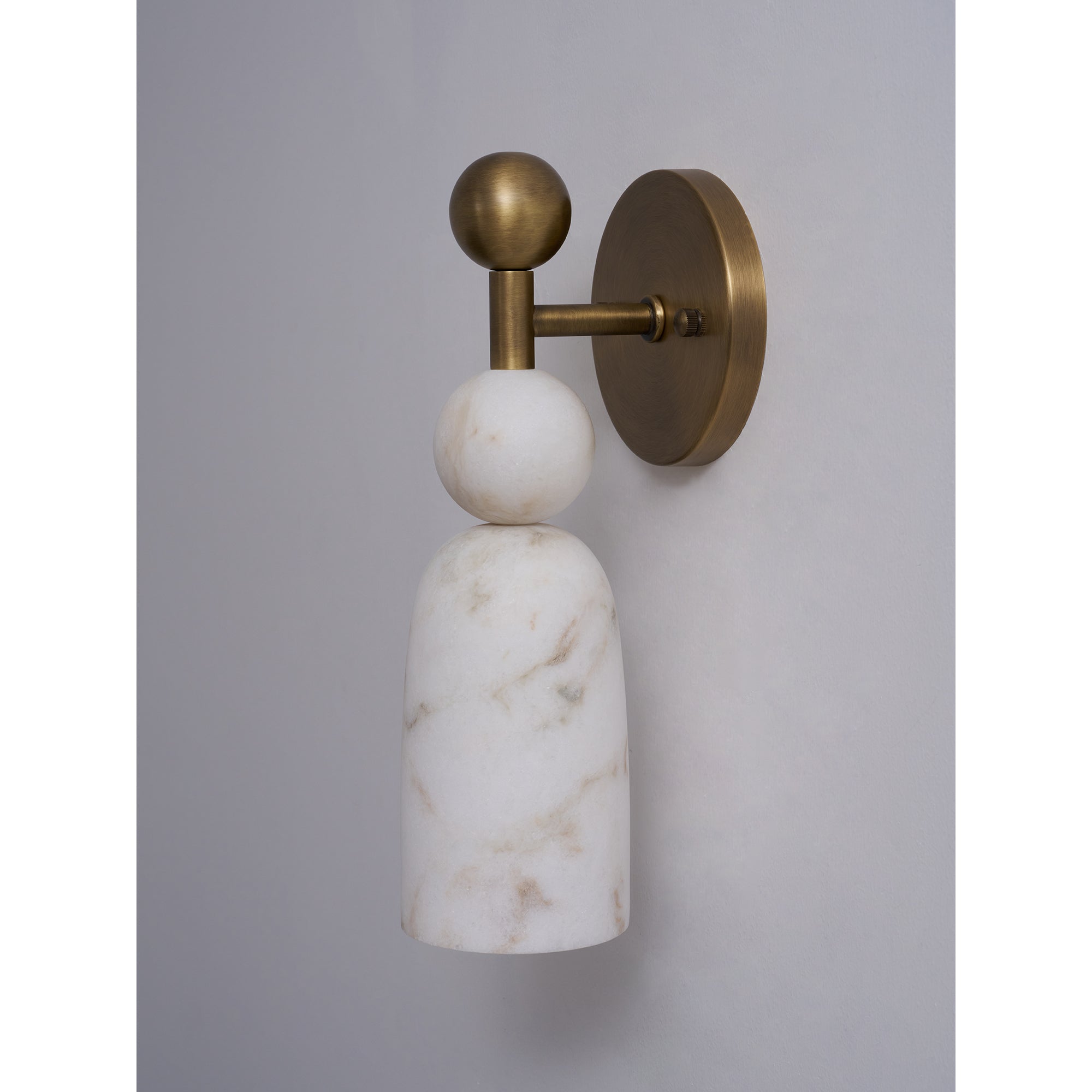 Dovergrove Alabaster Indoor Wall Light