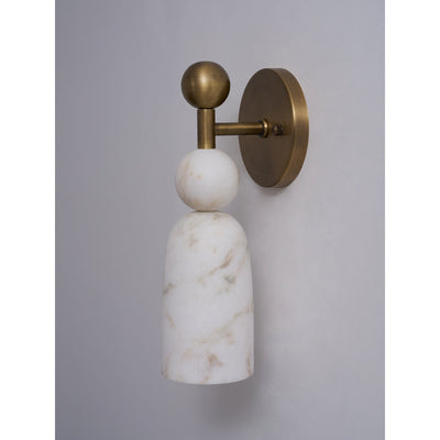 Dovergrove Alabaster Indoor Wall Light