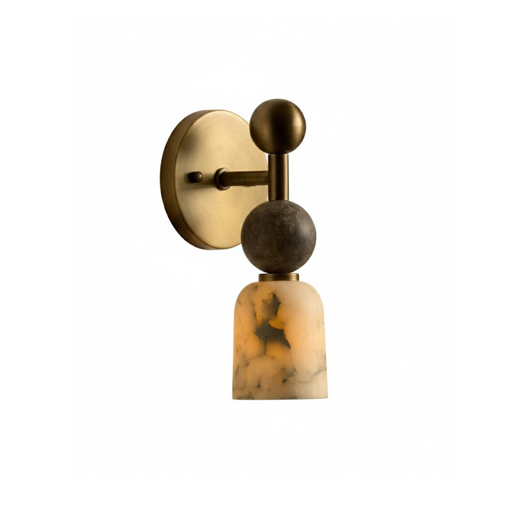 Dovergrove Alabaster Indoor Wall Light