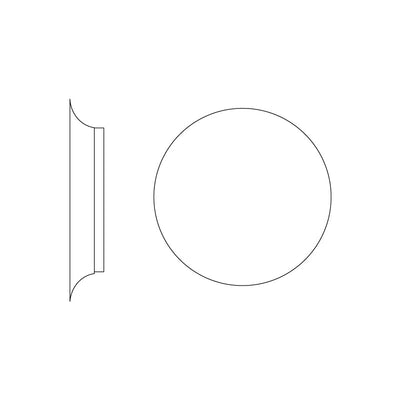Arelis Geometric Disc Wall Lamp